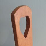 Low stool with backrest Belgium 1970s