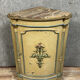 Louis XVI style curved neckline in lacquered and gilded wood circa 1850