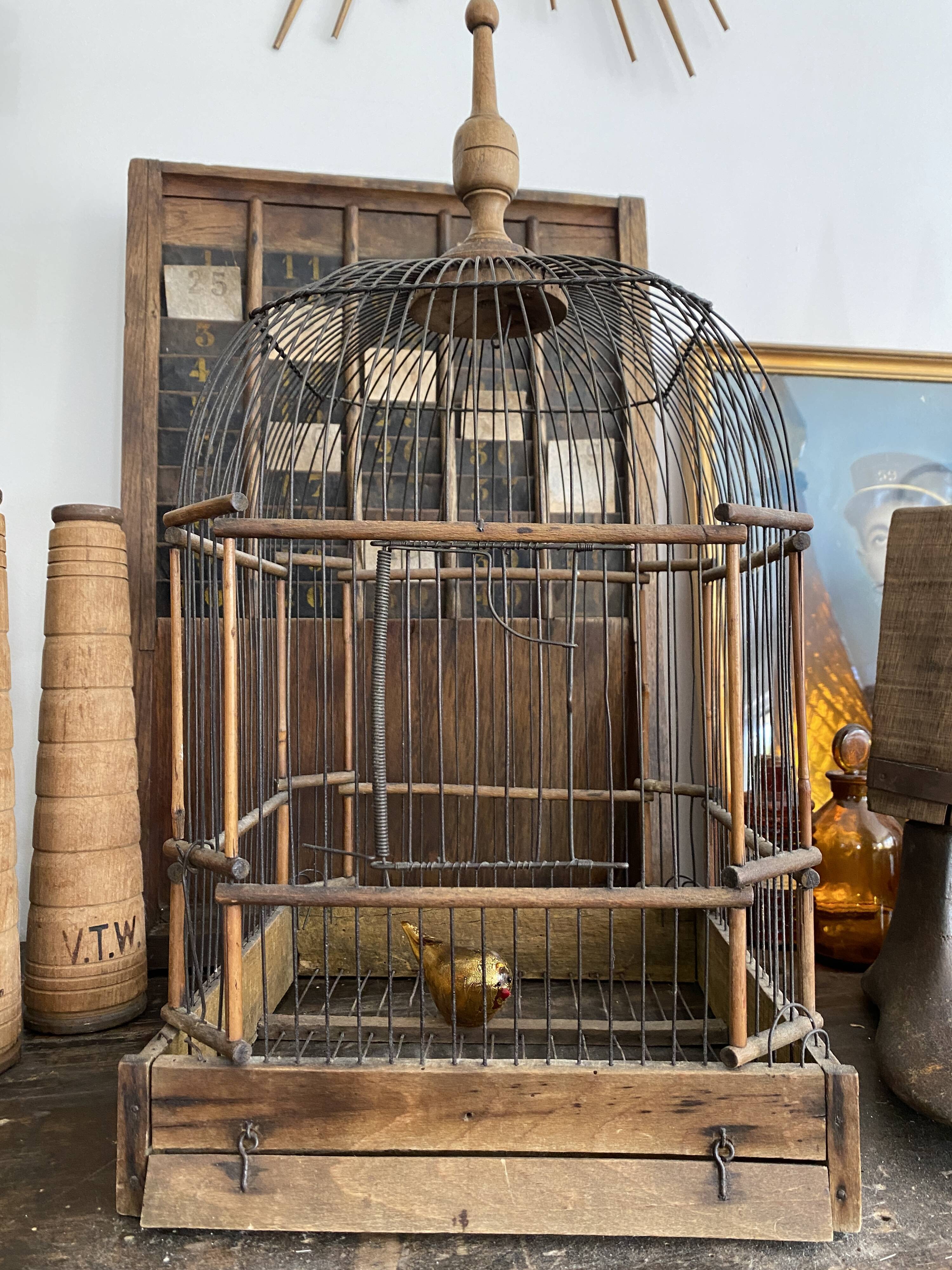 Old bird cage