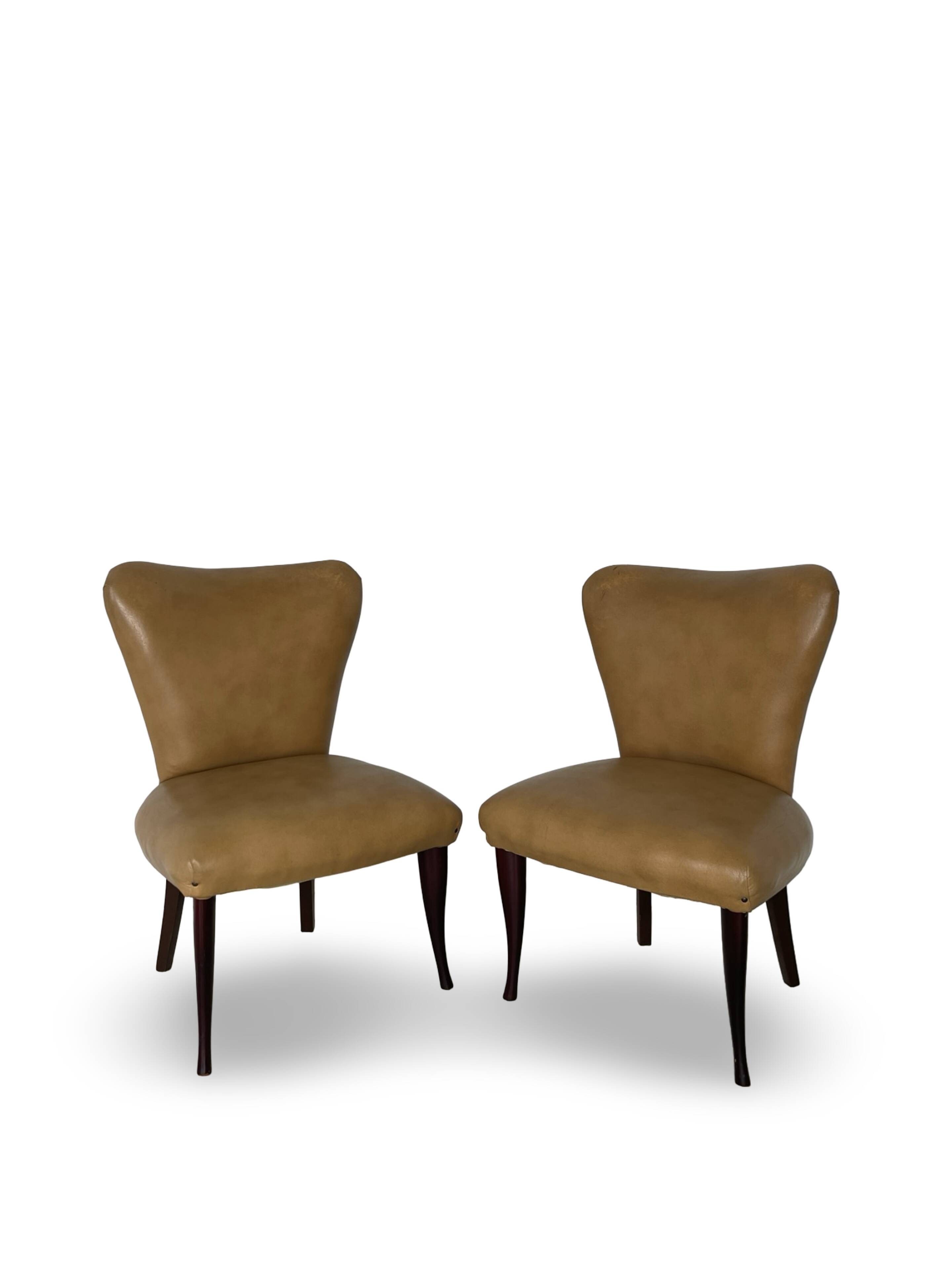 Chaises d'appoint italiennes années 1960