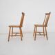 Set of two spindle back chairs, The Netherlands 1950's