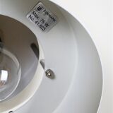 Lyskær Belysning “U.F.O” pendant lamp / Space Age / Danish modern design / gold / brass / aluminium / 1970s