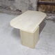 Table basse oeil en travertin 77X127 cm
