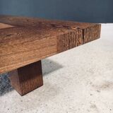 Postmodern Wengé Coffee Table, 1990s