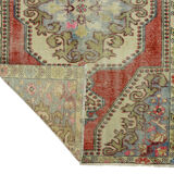Anatolian handmade vintage rug 212 cm x 125 cm