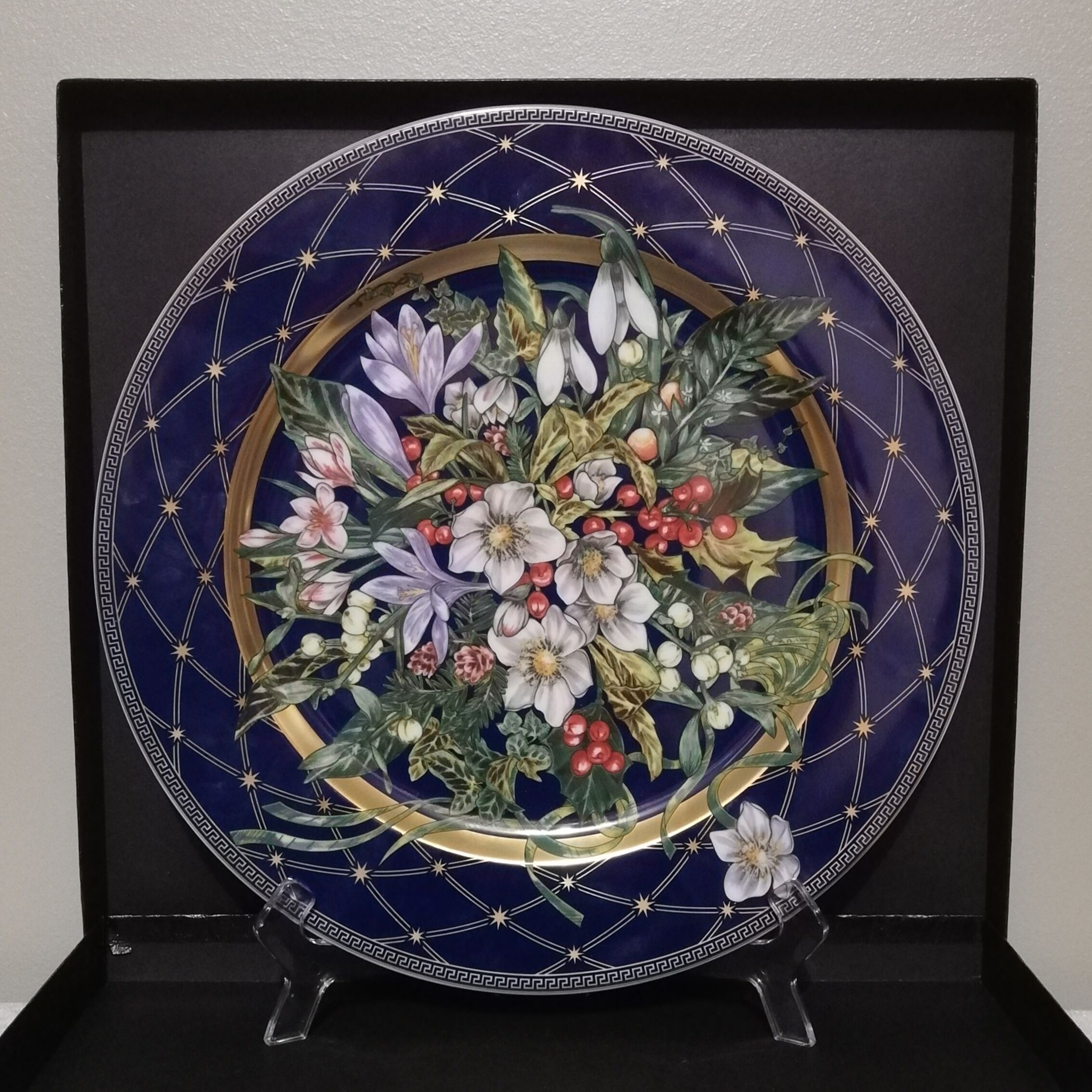 Rosenthal plate decorated by Versace