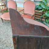 Antique Louis XVI style corner cabinet