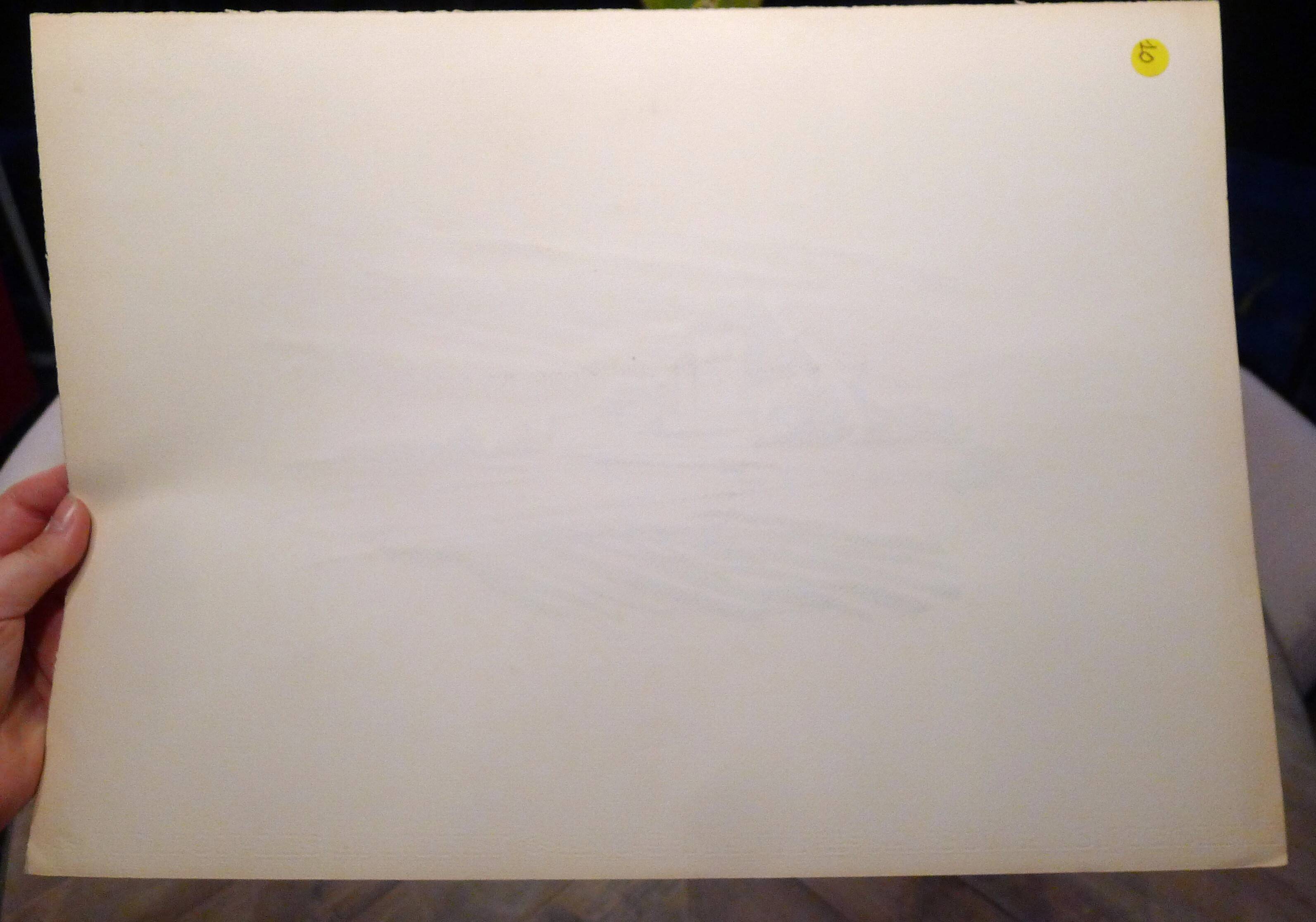 Original drawing in black chalk by Jean Villette (1913-2005)