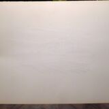 Original drawing in black chalk by Jean Villette (1913-2005)