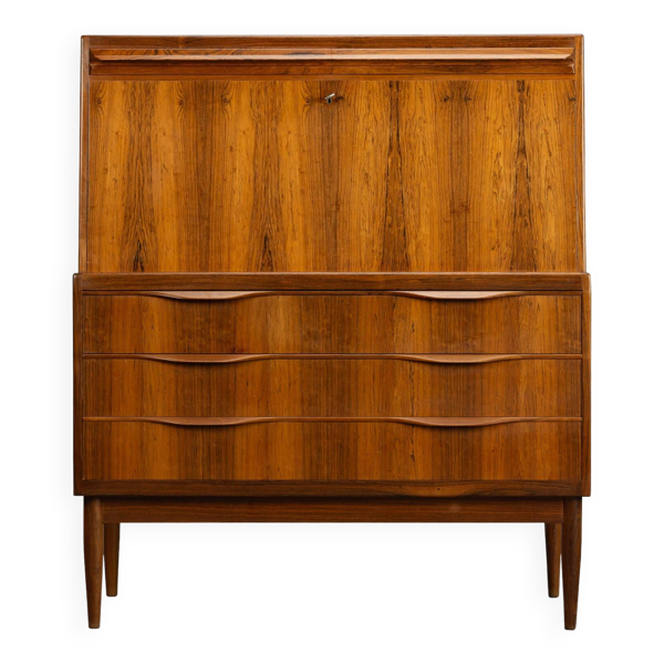 Secrétaire Design Danois en Palissandre par Erling Torvits pour Klim Mobelfabrik, 1960s