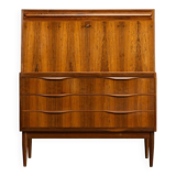 Danish Design Rosewood Secretaire by Erling Torvits for Klim Mobelfabrik, 1960s