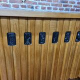 Vintage oak bar Guillerme et Chambron