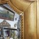 Old mirror Louis xvi style gilded wood stucco xixeme