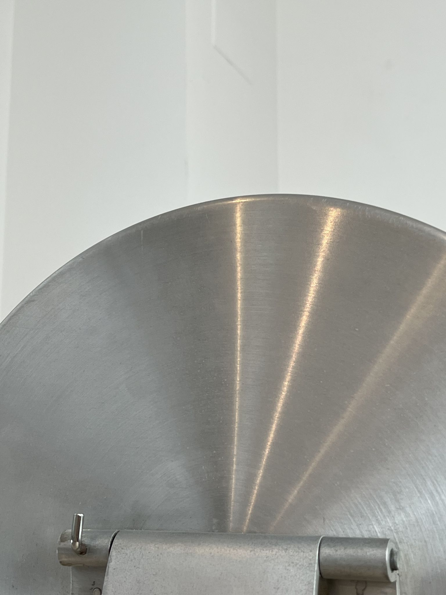 Circular mirror by Pierre Vandel France 70s 47x44cm