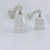 Art Deco porcelain wall lights