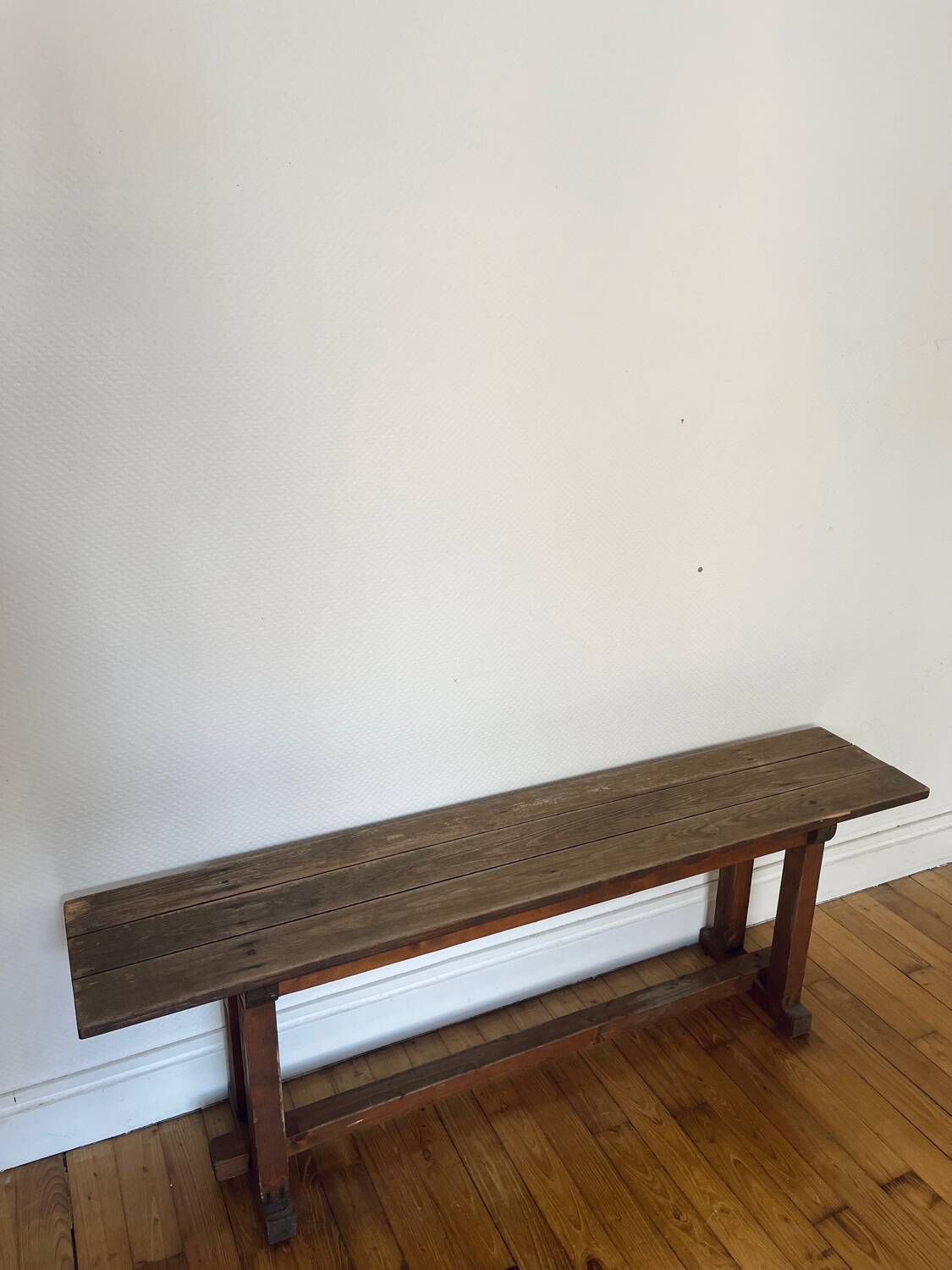 Vintage wooden bench
