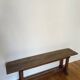 Vintage wooden bench