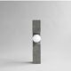 Lampe de table, grand modèle - gris foncé, en céramique, œuvre contemporaine.
