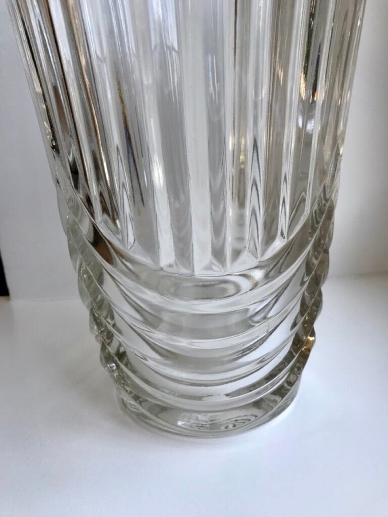 Art Deco crystal vase 40s