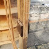 Parisian cabinet glazed raw wood