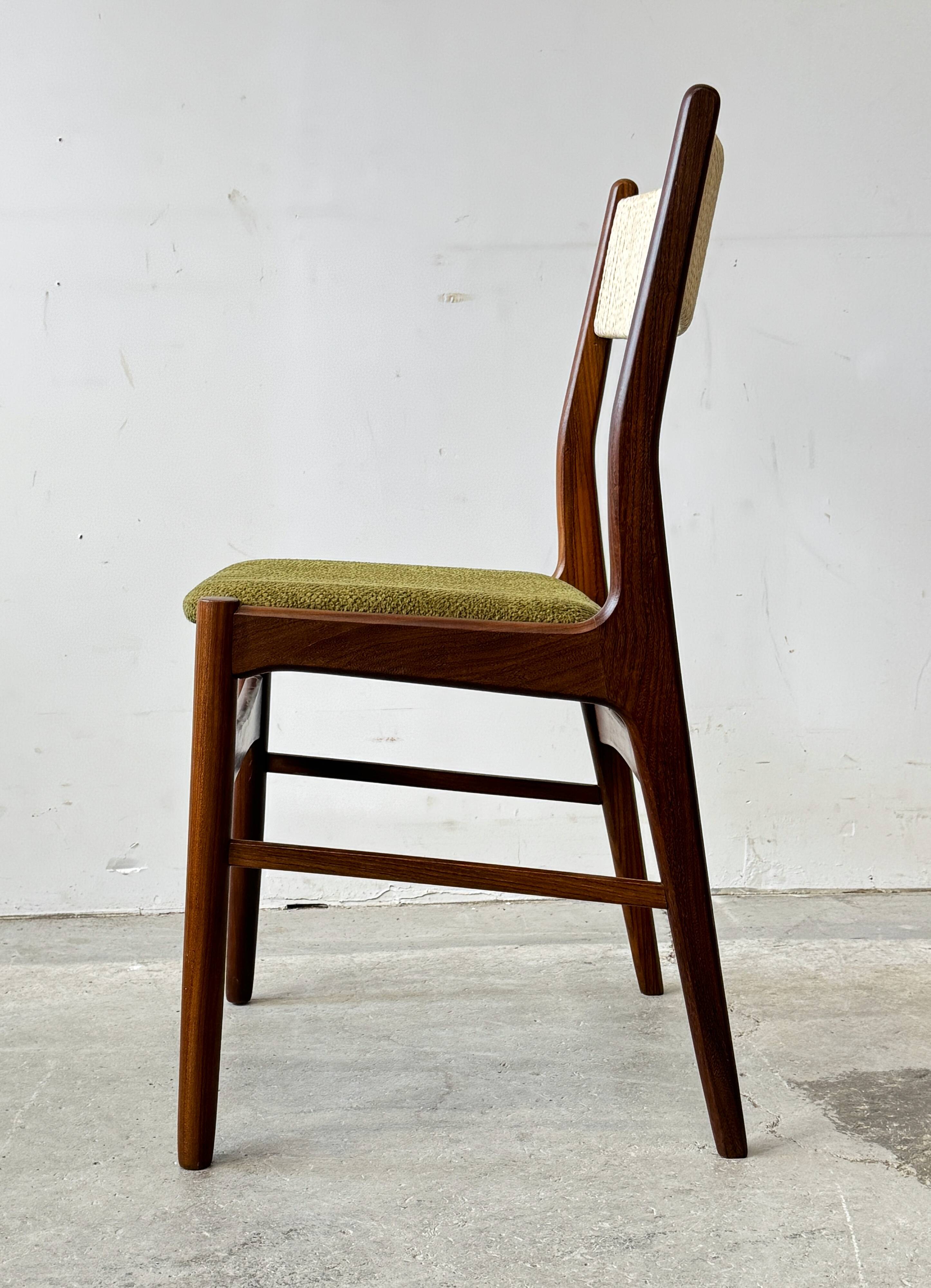 Set of teak Chairs, Denmark 1960s, Mid-C, Vintage