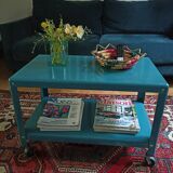 Blue metal coffee table Ikea PS 2012