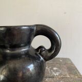 Design black vase with ears