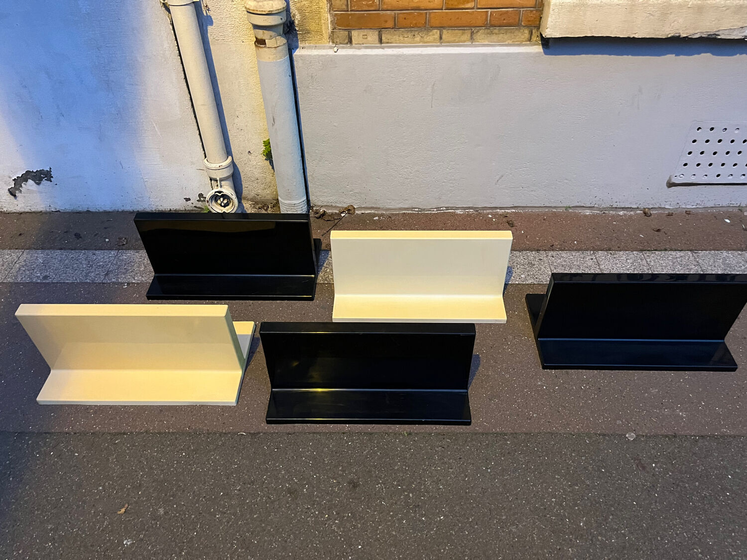 Wall shelf by Marcello Siards for Kartell, Italy, 1970s