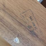 Vintage round dining table