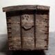 Antique coffre de mariage bois et fer, Inde, XIXème