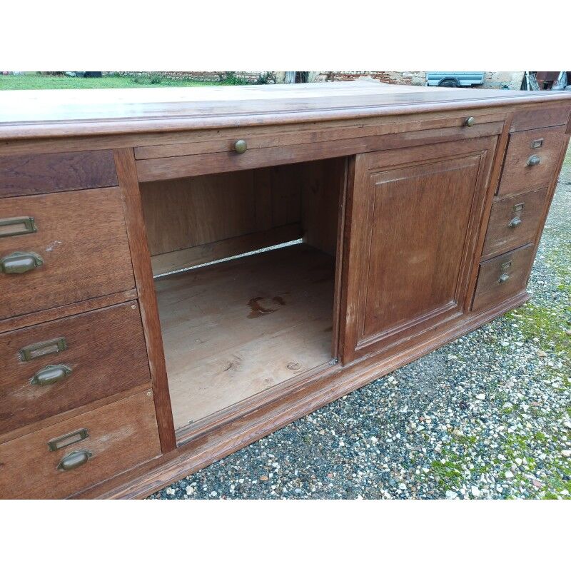 1930s shop furniture in oak