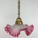 Red Jugendstil pendant lamp