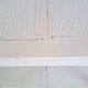 Console table in wood and white rattan
