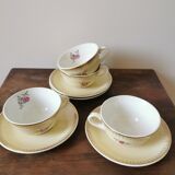Tasses vintage Ceranord St Amand, Dany