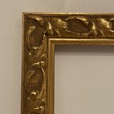 Old frame with gilded moldings
