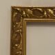 Old frame with gilded moldings