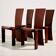 Pietro Costantini leather dining chair, set of 4