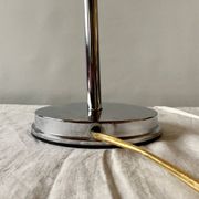 Lampe d'appoint Massive vintage en métal chromé