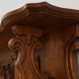 20th century Belgian Oak Coatrack in Baroque Bruegel Style