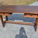 Bureau/table de ferme "brutaliste" chêne massif