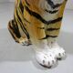 Tigre de terre cuite vintage, Italie des années 1960