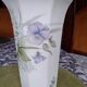 Superbe grand vase octogonal Porcelaine Limoges France