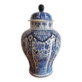 Vase with lid by Boch Delfts