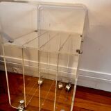 Meuble hi-fi range vinyle vintage David lange