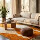 Moroccan Carpet Orange - 300 x 260 cm
