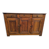Buffet parisien vintage rustique 3 portes 3 tiroirs