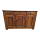 Vintage rustic Parisian sideboard with 3 doors and 3 drawers