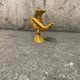 Zoomorphic gilded bronze candlestick by Pierre Casenove, 1980, Fondica.