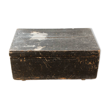 Malle en bois, amidon Le Chat Hoffmann