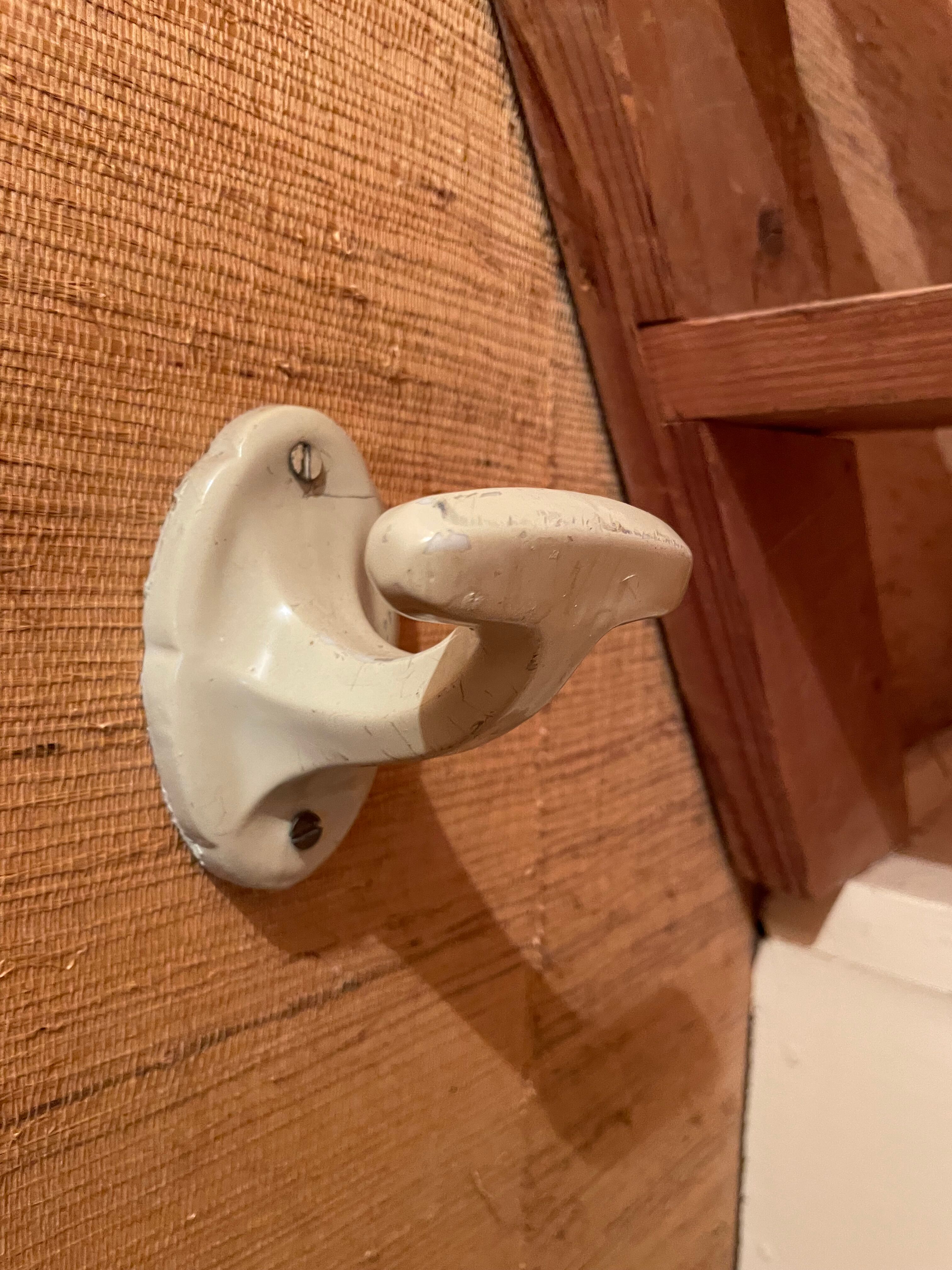 Vintage ceramic wall hook